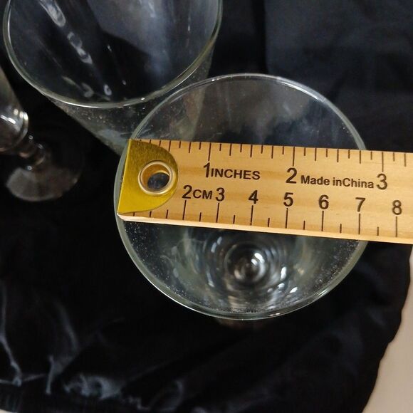 Princess House Heritage #442 Crystal Pilsner Drinking Glasses Set of 4 Barware - Picture 6 of 6